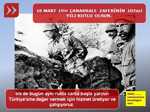 18 Mart Çanakkale Zaferi...