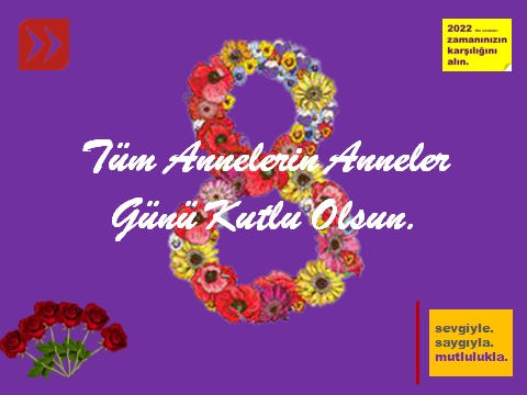 Anneler Gününüz Kutlu Olsun...