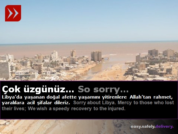 Libya için üzgünüz... | Sorry for Lıbya...