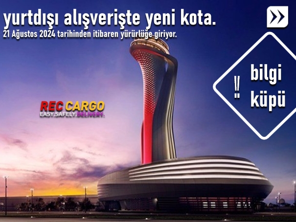 Yurtdışı Alışverişte (E-Ticaret) Yeni Kota Başlıyor...